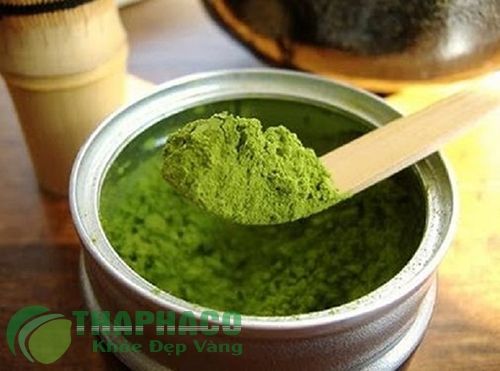 Trị sẹo lõm bằng bột trà xanh chị em nào thử chưa ?