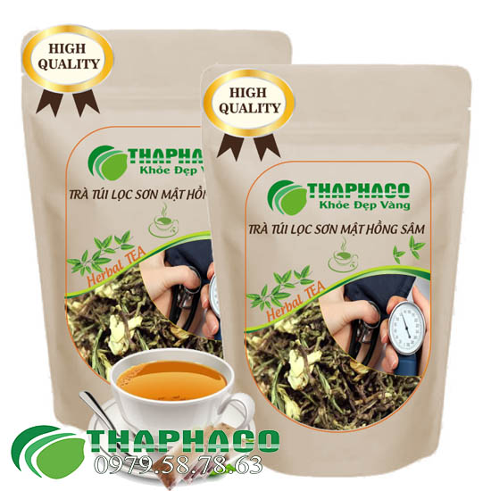 Địa Chỉ Bán Sỉ Trà Túi Lọc Sơn Mất Hồng Sâm