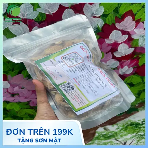 Bạch truật đã qua chế biến sẵn sàng phục vụ khách hàng