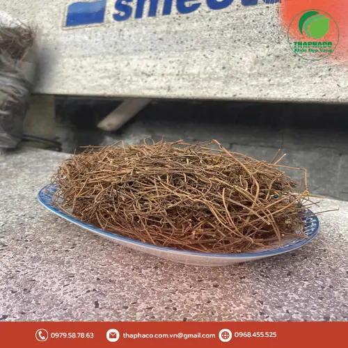 Quy trình đóng gói dây tơ hồng tại THAPHACO
