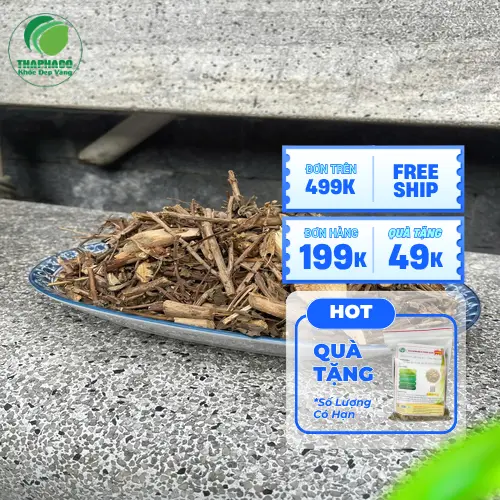 Hương nhu khô dùng để nấu nước gội đầu chăm sóc tóc