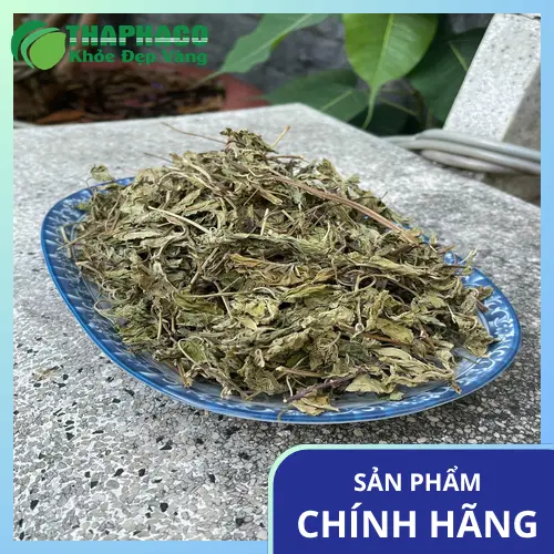 Lá bạc hà sấy khô được trưng bày tại Dược Liệu Sỉ THAPHACO, sẵn sàng phục vụ khách hàng lẻ và đối tác sỉ.