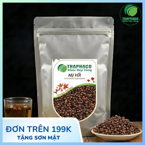 Nụ vối đã phơi khô và đóng gói