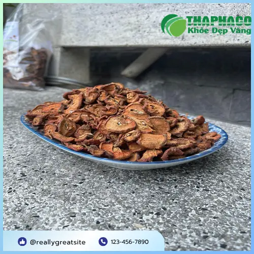 Hình ảnh quả táo mèo sấy khô tự nhiên và tươi ngon