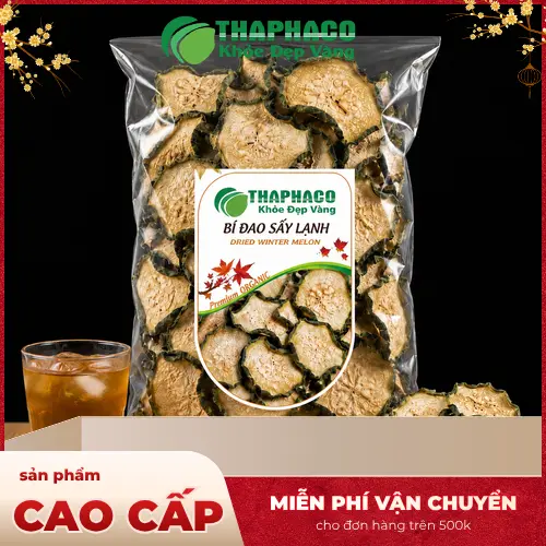 Bí đao tươi và bí đao sấy lạnh