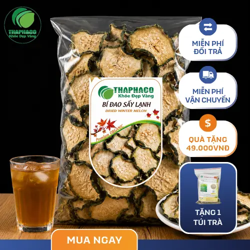 Nguyên liệu bí đao tươi ngon được chọn lọc kỹ lưỡng tại THAPHACO
