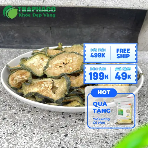 Bí đao sấy lạnh sau khi được hoàn thiện và đóng gói