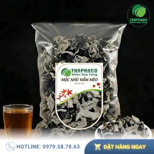 Mộc nhĩ khô chất lượng cao THAPHACO