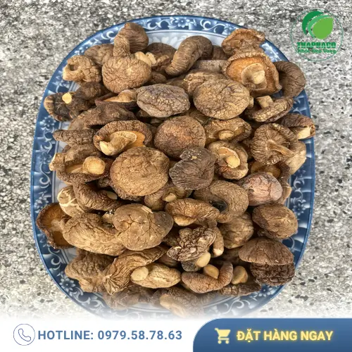 Nấm đông cô khô giàu dinh dưỡng