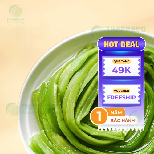 Rau tiến vua khô sau khi ngâm