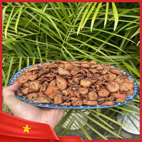 Hình ảnh táo mèo sấy khô đã được thái lát