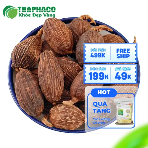 Thảo quả sau khi rang và đập dập, sẵn sàng cho vào nước dùng phở