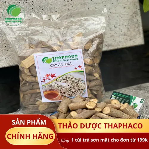 Cây an xoa đã được thái lát và phơi khô, sẵn sàng sử dụng