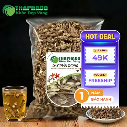 Dây Thần Thông khô được phơi và sấy đạt độ ẩm tiêu chuẩn