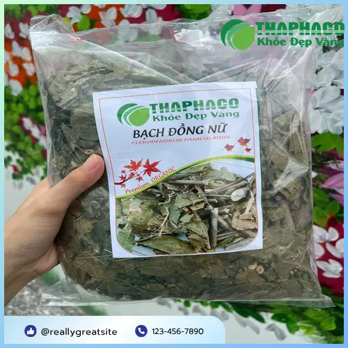 Hình ảnh bạch đồng nữ khô đóng gói chất lượng của THAPHACO