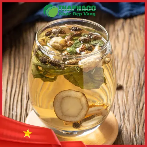 Nước ké đầu ngựa khô đã nấu xong, sẵn sàng sử dụng