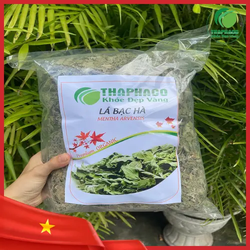 Quy trình đóng gói bạc hà khô THAPHACO