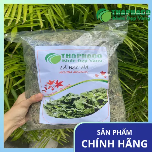 Bạc hà khô THAPHACO được đóng gói cẩn thận, đảm bảo vệ sinh