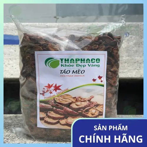 Hình ảnh minh họa quả táo mèo tươi và khô