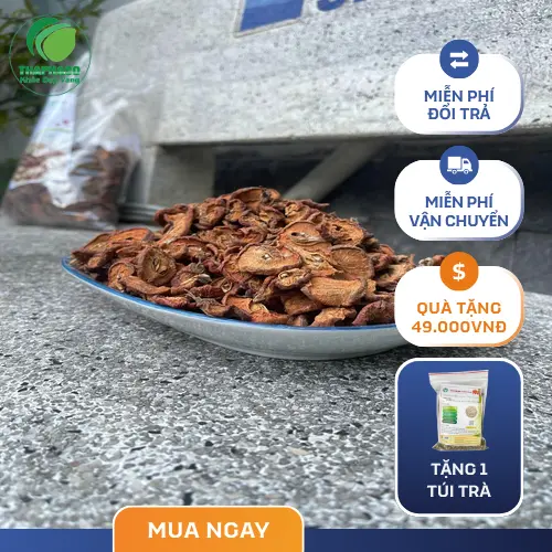 Lát táo mèo sấy khô chất lượng, sạch sẽ