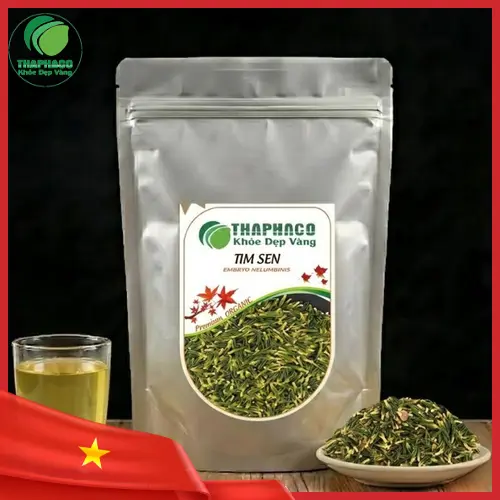 Tim sen khô được lấy từ trong hạt sen