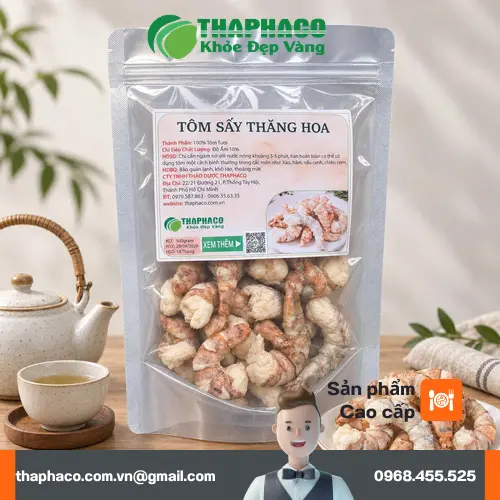 Sản phẩm tôm sấy thăng hoa chất lượng cao phân phối tại TP.HCM