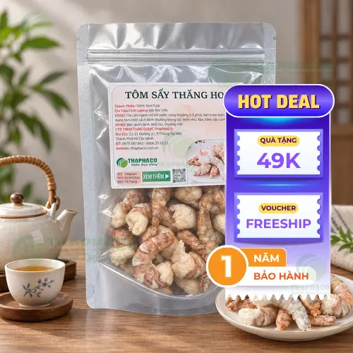 Tôm sấy thăng hoa giải pháp thực phẩm tiện lợi