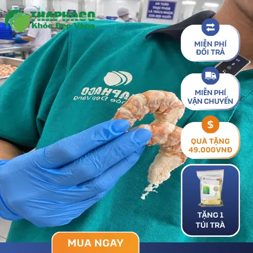 Sơ chế tôm sấy thăng hoa trước khi chế biến món ăn