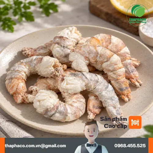 Quy trình sản xuất tôm sấy thăng hoa bằng công nghệ hiện đại