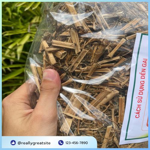 Đóng gói cây dền gai khô tiêu chuẩn