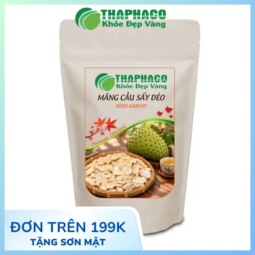 Sản phẩm mãng cầu sấy dẻo THAPHACO chất lượng cao