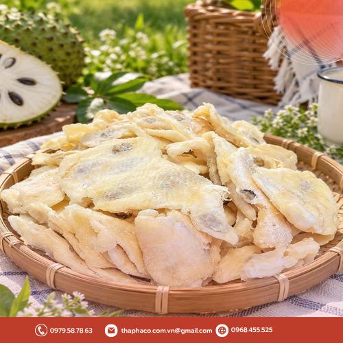Quy trình sản xuất mãng cầu sấy dẻo hiện đại