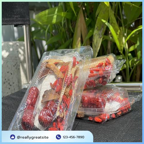 Thành phần thảo dược trong set gà tiềm thuốc bắc